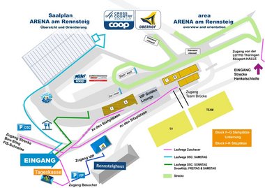 Saalplan Coop FIS Langlauf Weltcup 2024