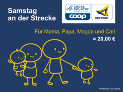 Familienangebote Samstag an der Strecke